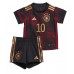 Fotballdrakt Barn Tyskland Serge Gnabry #10 Bortedraktsett VM 2022 Kortermet (+ Korte bukser)